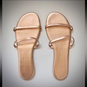 TKEES Gemma Metallics Beach Pearl (Rose Gold) Size 9W